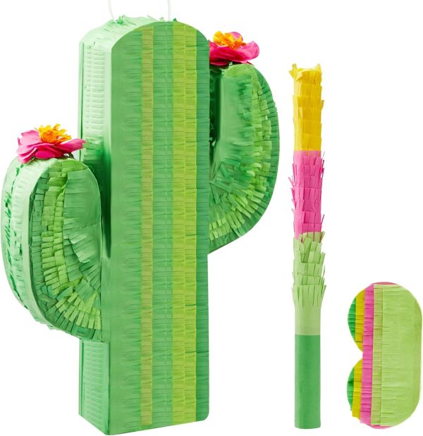 Cinco De Mayo Donkey Pinata for Kids Birthday Party, (13 x 20 x 5 in.) for Fun Fiesta Taco Party Supplies, Luau Event Photo Props, Mexican Theme Decoration, Carnivals Festivals, Taco Tuesday Event - Image 33