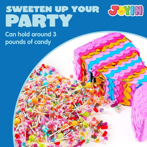 Cinco De Mayo Donkey Pinata for Kids Birthday Party, (13 x 20 x 5 in.) for Fun Fiesta Taco Party Supplies, Luau Event Photo Props, Mexican Theme Decoration, Carnivals Festivals, Taco Tuesday Event - Image 53