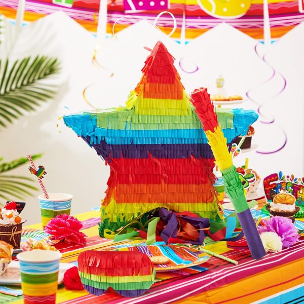 Dinosaur Pinata with Plastic Bat and Paper Blindfold（15.5H X 10.5W X 3D), Cinco De Mayo Party, Dinosaur Animal Theme Parties Decorations, Indoor or Outdoor fiesta - Image 11