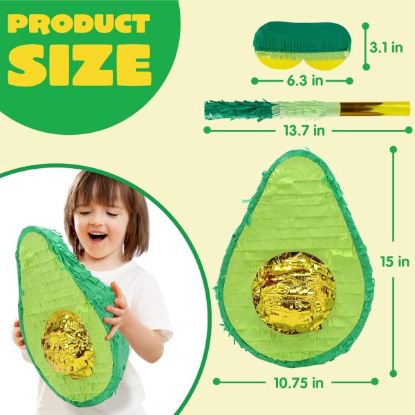 Dinosaur Pinata with Plastic Bat and Paper Blindfold（15.5H X 10.5W X 3D), Cinco De Mayo Party, Dinosaur Animal Theme Parties Decorations, Indoor or Outdoor fiesta - Image 42