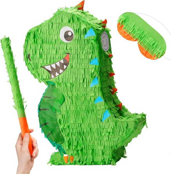 Cinco De Mayo Cactus Pinata for Kids Birthday Party, (16.75x11.25x3 in.) for Fun Fiesta Taco Party Supplies, Luau Event Photo Props, Mexican Theme Decoration, Carnivals Festivals, Taco Tuesday Event - Image 9