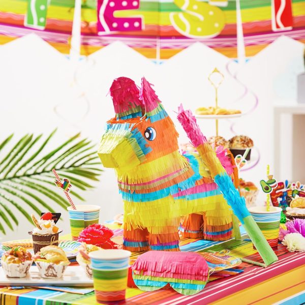 Cinco De Mayo Cactus Pinata for Kids Birthday Party, (16.75x11.25x3 in.) for Fun Fiesta Taco Party Supplies, Luau Event Photo Props, Mexican Theme Decoration, Carnivals Festivals, Taco Tuesday Event - Image 28