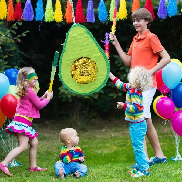 Cinco De Mayo Cactus Pinata for Kids Birthday Party, (16.75x11.25x3 in.) for Fun Fiesta Taco Party Supplies, Luau Event Photo Props, Mexican Theme Decoration, Carnivals Festivals, Taco Tuesday Event - Image 46