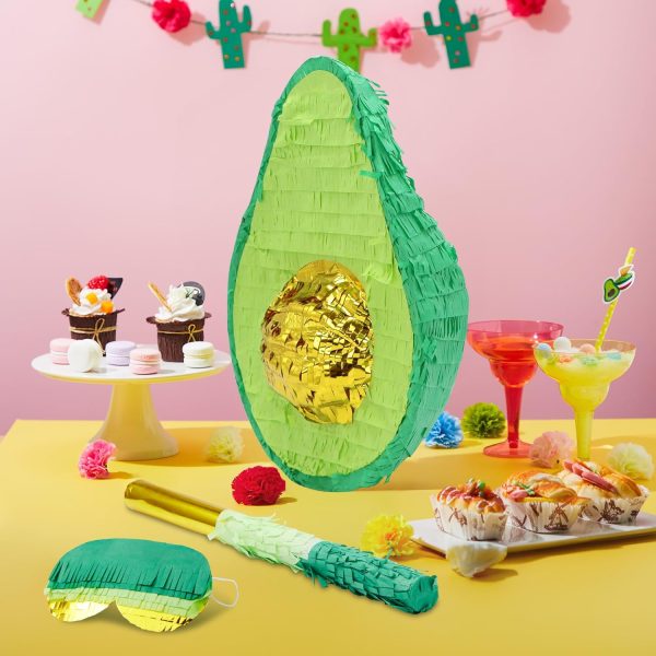 Cinco De Mayo Cactus Pinata for Kids Birthday Party, (16.75x11.25x3 in.) for Fun Fiesta Taco Party Supplies, Luau Event Photo Props, Mexican Theme Decoration, Carnivals Festivals, Taco Tuesday Event - Image 47