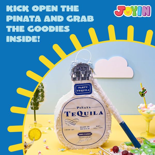 Cinco De Mayo Cactus Pinata for Kids Birthday Party, (16.75x11.25x3 in.) for Fun Fiesta Taco Party Supplies, Luau Event Photo Props, Mexican Theme Decoration, Carnivals Festivals, Taco Tuesday Event - Image 62